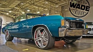 Glens LS7 72 Chevelle on 22quot Forgiato Wheels wwwWhipsByWadecom [upl. by Anivahs]