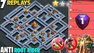 Th16 OP BASE  7 Replays Anti 3 Star Th16 Base Link  TH16 WAR LEGEND BASE Coc Base Th16 [upl. by Purvis]