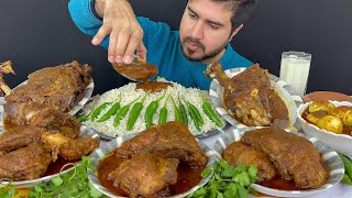 ASMR Eating Spicy 2 Mutton Legs CurrySpicy Chicken Thai CurrySpicy Eggs Curry with Rice Mukbang [upl. by London433]