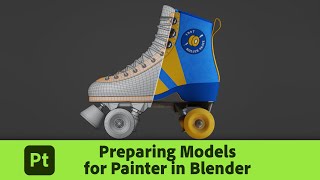 Substance Painter to Blender Tutorial  Textured Hard Surface Model  Polygon Runway [upl. by Isborne]