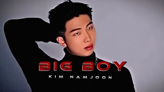 KIM NAMJOON  FMV  BIG BOY [upl. by Olleina]