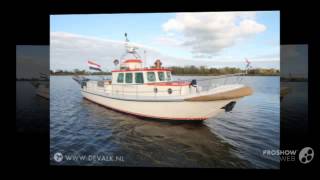 Ex life boat jansje baart power boat working boat year  1974 [upl. by Mure]