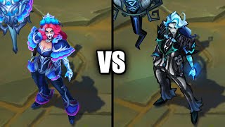 La Ilusion Renata Glasc VS Fright Night Renata Glasc Skins Comparison League of Legends [upl. by Mildred246]