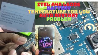 itel a48 l6006 battery temperature too low auto restart problem [upl. by Mihalco889]