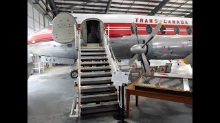 Vickers Viscount Turboprop Exhibit in BC Aviation Museum  ihikebccom [upl. by Pega]