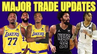 Major Lakers Trade Updates Nets Want DLO Lakers Want Nets Players amp Hawks Dejounte Murray Trade [upl. by Anahtor211]