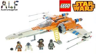 LEGO Star Wars 75273 Poe Damerons Xwing Fighter  Lego Speed Build Review [upl. by Niliak]