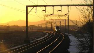 Sunlight at Prestonpans part 2 A single HST Power Car class 43 [upl. by Theona]