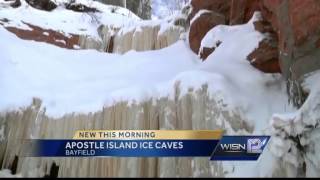 People from around the world visit Apostle Islands ice caves [upl. by Griff]