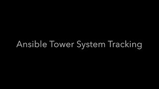 ansible tower system tracking demo [upl. by Eseilanna]