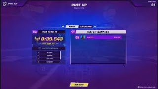 🏆WR Dust up 39543s Speedrun  Rocket racing [upl. by Gujral]