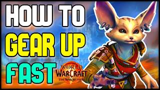 GEARING GUIDE How to gear up FAST in the War Within  Season 1 [upl. by Lenhart285]