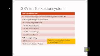 Kostenträgerzeitrechnung nach GKV und UKV im Voll und Teilkostensystem [upl. by Ylhsa]