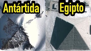 ¿Se puede ver una pirámide en la Antártida con Google Earth [upl. by Hawk946]