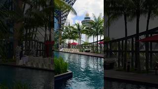 Crowne Plaza hotel at Singapore Changi Airport shorts changi singaporeairport crowneplaza [upl. by Occir221]