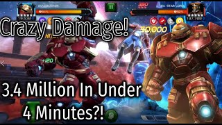 6 Star Rank 3 Hulkbuster Destroys Labyrinth Star Lord In 3 Minutes  Marvel Contest Of Champions [upl. by Riplex664]