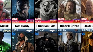 Marvel vs DC  Actors who starred in Marvel and Dc [upl. by Fin]