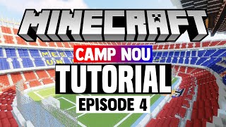 Minecraft Stadium Builds Camp Nou 4 Stands [upl. by Hole]