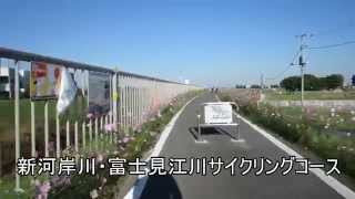 新河岸川・富士見江川サイクリングコース（山崎公園の東側から袋橋まで） [upl. by Aoket65]