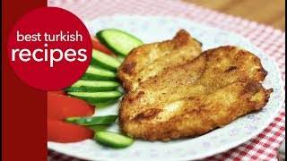 Schnitzel Recipe  Chicken Recipes  Best Turkish Recipes [upl. by Hennebery651]