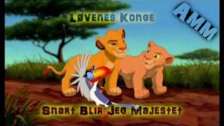 The Lion King  I just cant wait to be King Norwegian HD [upl. by Ivek]