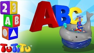 TuTiTu prescolastico  Impara linglese per i bambini  Alfabeto in Inglese  ABC da bagno [upl. by Xineohp]