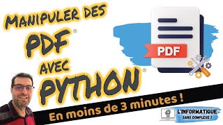 Manipuler des PDF® avec Python® [upl. by Huba]