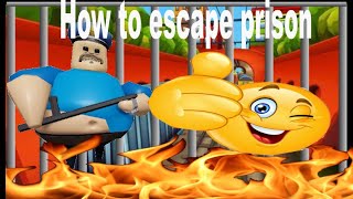 How To Escape Block Prison1 Barrys Prison Run [upl. by Pinzler]