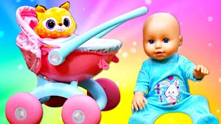 Ein neuer Puppenwagen für Baby Born Spielzeug Video für Kinder [upl. by Pacifa]