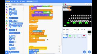 How to Make Space Invaders with Scratch Part 2 [upl. by Aicirpac]