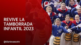 Revive la Tamborrada Infantil del día de San Sebastián 2023 [upl. by Bonina]