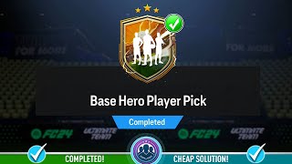 Base Hero Player Pick SBC Pack Opened  Cheap Solution amp Tips  FC 24 [upl. by Reich]