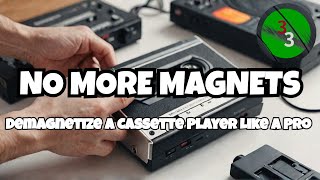 How to demagnetize a Cassette Player Like a Pro [upl. by Eusadnilem924]