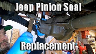 Replacing the pinion seals on a Jeep Wrangler [upl. by Maleen372]