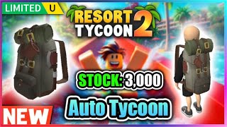 UGC LIMITED Resort Tycoon 2 Script  Auto Tycoon Summer Camp Event [upl. by Lumbye379]