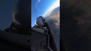 Thrilling F16 Cockpit View HighSpeed Aerial Adventure [upl. by Nylek617]