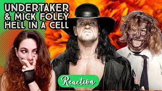 UNDERTAKER amp MICK FOLEY Relive Hell in a Cell Match  REACTION [upl. by Llenahc709]