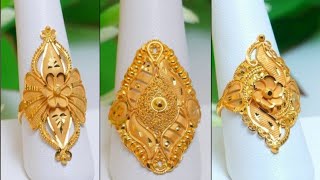 Pure Gold RingsTrending and latest Bridal rings [upl. by Egduj]