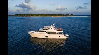 Airport Transfer by Luxury Yacht  Nomad 65 by Gulf Craft  Veligandu Island Maldives [upl. by Jacklin]