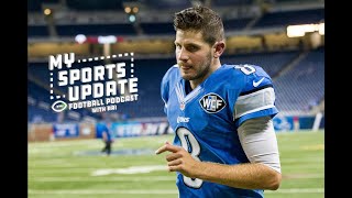 Dan Orlovsky talks QBs his NFL career and how he rose in the NFL media  MySportsUpdate Podcast [upl. by Alyak718]