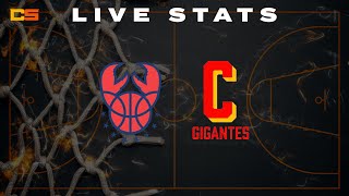 Cangrejeros de Santurce vs Gigantes de Carolina  LIVE STATS  BSN [upl. by Anoyet]