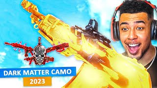 I UNLOCKED DARK MATTER CAMO on BLACK OPS 4 but 5 years later 2023 [upl. by Pik279]