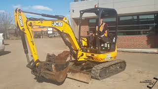 JCB 8025ZTS 25T EXCAVATOR WITH HYDRAULIC HITCH BUCKETS LOW HOURS [upl. by Gellman582]