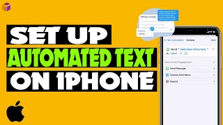 How to Set Up Automated Text on iPhone A StepbyStep Guide 2023 [upl. by Einnaffit]