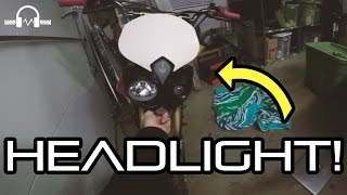 Street Legal Crf50 Stator amp Headlight Install [upl. by Cohn]