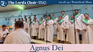 Agnus Dei  092824  Pontifical Mass  TLC Doha [upl. by Ihcego39]