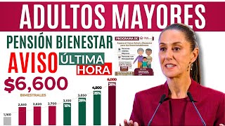 💥ADULTOS MAYORES RECIBIRÁN PAGOS AUMENTOS PENSIÓN PROGRAMAS BIENESTAR 2025💥 [upl. by Ber]