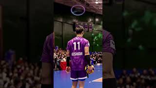 quotYuji Nishidas Explosive Jump Serve Unleashing Power and Precisionquot shorts [upl. by Halehs999]