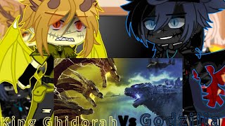 Past Kaijus React To Nuclear Godzilla Vs King Ghidorah  My Au  Gacha club [upl. by Vallery359]