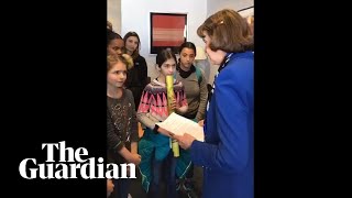 Dianne Feinstein rebuffs young climate activists calls for Green New Deal [upl. by Tamqrah]